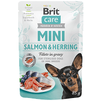 Brit Care Mini Salmon & Herring Sterilised 85 g