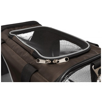 Trixie Joe jól szellőző barna kutyaszállító táska #11