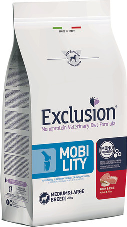 Exclusion Dog Mobility Pork & Rice Medium & Large