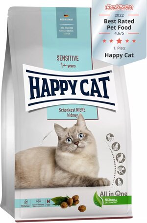 Happy Cat Sensitive Adult Niere gyógytáp vesebetegségben szenvedő macskáknak