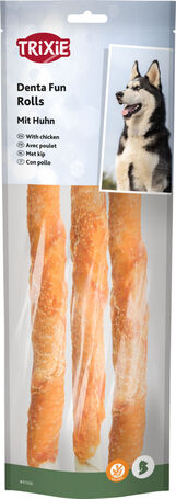 Trixie Denta Fun csirkefilés csavart rágópálcikák