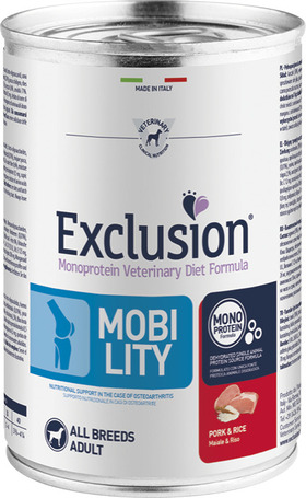 Exclusion Mobility Pork & Rice All Breeds