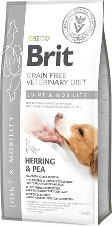 Brit VD Dog Grain Free Joint & Mobility hering, borsó