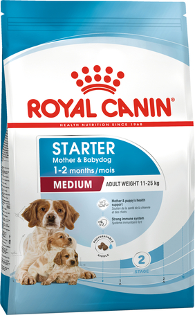 Royal Canin Medium Starter Mother & Babydog - Száraz táp közepes testű vemhes szuka és kölyök kutya részére 2 hónapos korig
