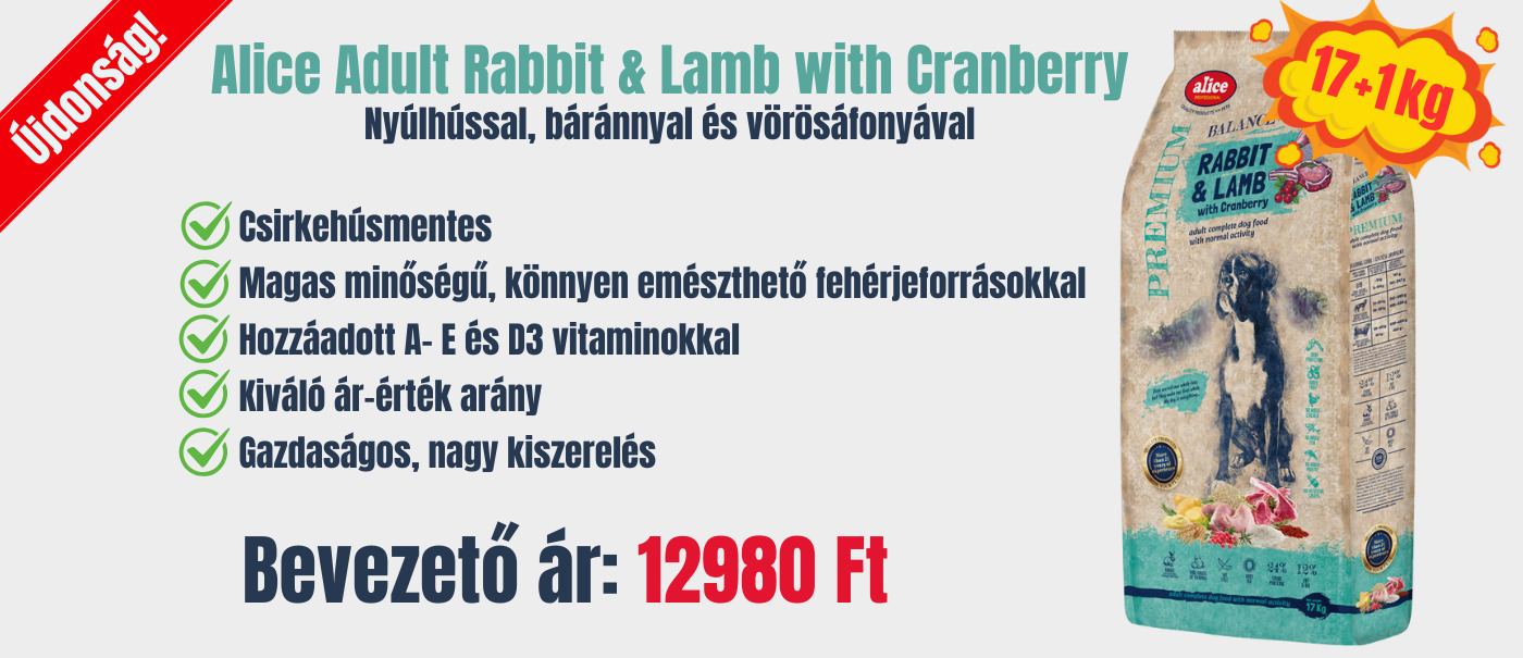 Alice Rabbit újdonság