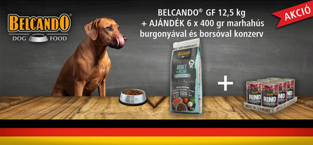 A gabonamentes Belcando tápokhoz most 6 db marhás konzerv ajándékba - Kivételes ajánlat!