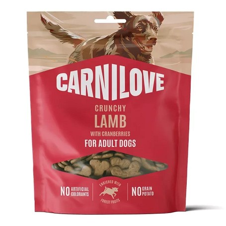 CarniLove Dog Crunchy Snack báránnyal és vörösáfonyával