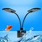 X7 LED fehér fényű kecses iker világítótestek akváriumokhoz