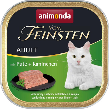 Animonda Vom Feinsten Adult – Pulyka- és nyúlhúsos macskaeledel