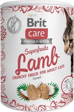 Brit Care Cat Snack Superfruits Lamb macskasnack