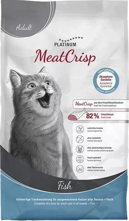 Hrană uscată Platinum MeatCrisp Adult Fish pentru pisici