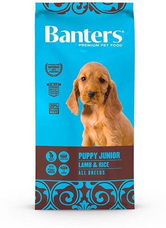 Visán Banters Dog Puppy & Junior Lamb & Rice