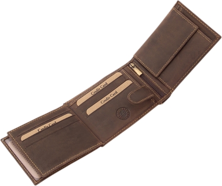 GreenDeed macskás bőr pénztárca