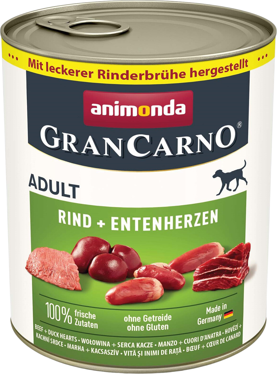 Animonda GranCarno Adult conservă cu vită și inimă de rață - zoom