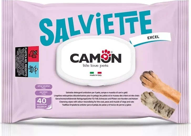 Camon Excel törlőkendő kutyáknak aloe verával
