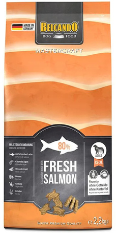 Belcando Mastercraft Fresh Salmon | 80% friss lazacból készült szuperprémium német kutyatáp