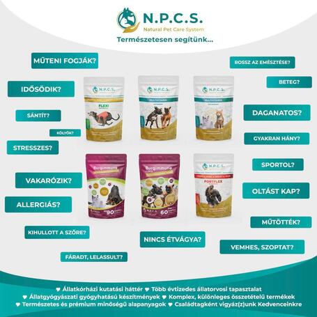 Burgimmune Forte immunerősítő tabletta kutyáknak