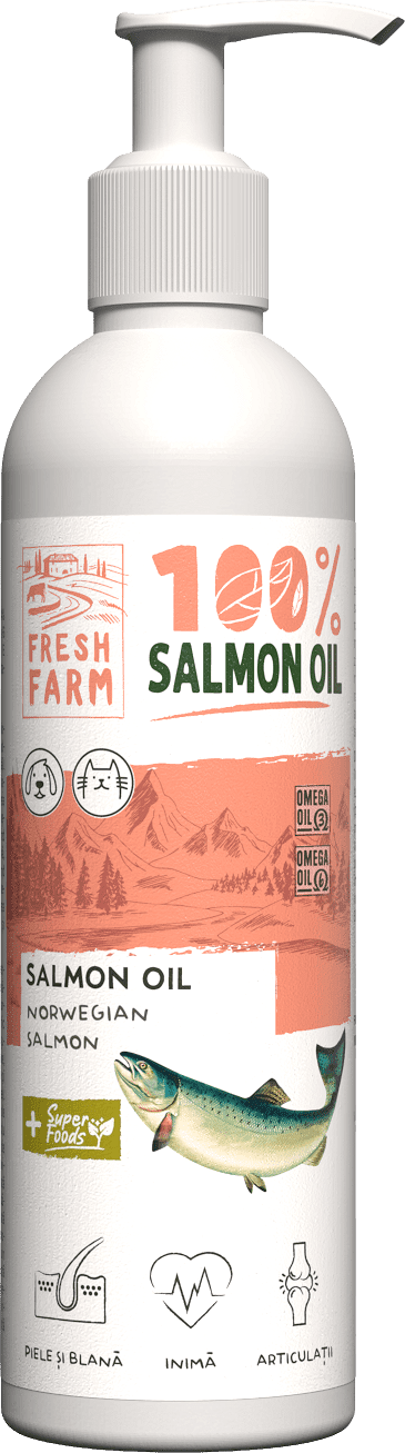 Fresh Farm ulei de somon pentru câini și pisici - zoom