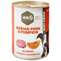 Amity Beef & Apple, Quinoa & Salmon Oil, conservă, 400 g