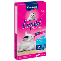 Vitakraft Cat Liquid Snack krémes jutalomfalat Omega 3-mal és lazaccal macskáknak