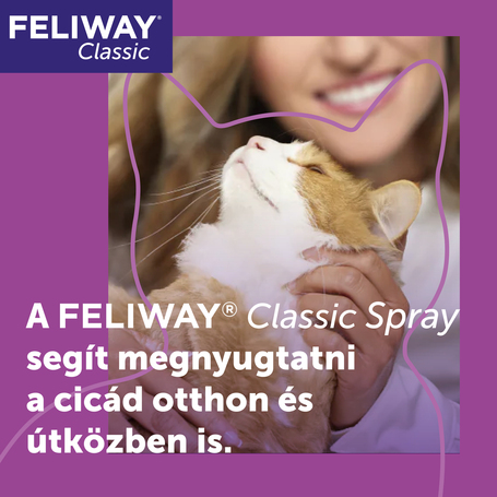 Feliway Classic nyugtató hatású spray macskáknak