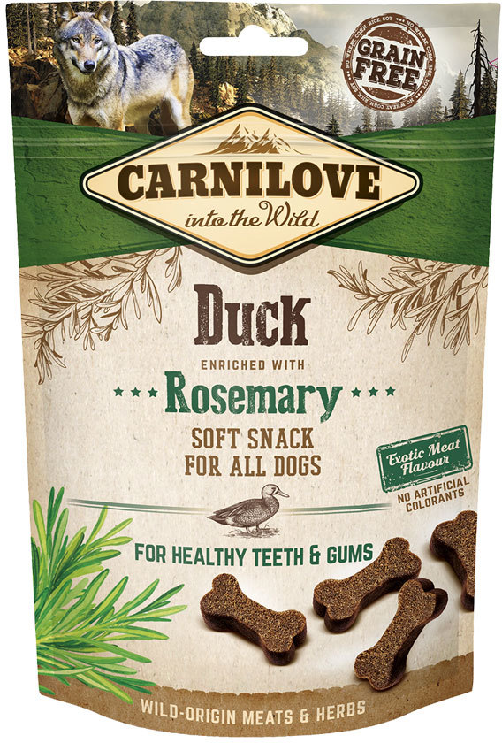 CarniLove Dog Semi Moist Snack Duck enriched with Rosemary - zoom
