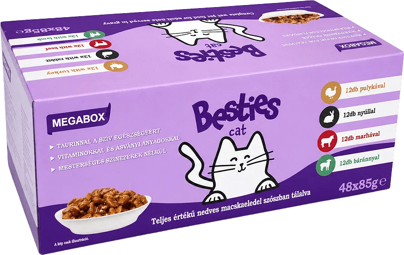 Besties Cat Megabox - 48 x 85 g