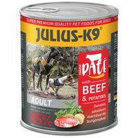 Julius-K9 Paté Beef & Liver | Marhahúsban gazdag pástétomos konzerv | 60% -os hústartalom