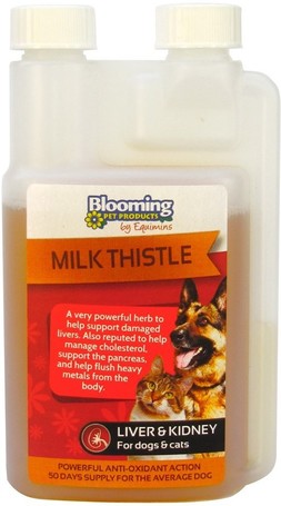 Blooming Pets Milk Thistle - Máriatövis (őszbogáncs) tinktúra a májműködés támogatására