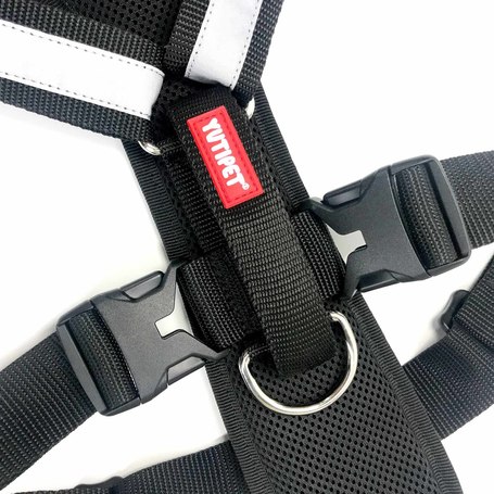 Yutipet Easy biztonsági kutyahám (Fekete)