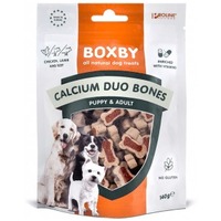 Boxby Calcium Duo Bones - Recompensă pentru câini pentru întărirea oaselor și articulațiilor