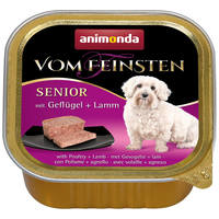 Animonda Vom Feinsten Senior – Szárnyas- és bárányhúsos kutyaeledel