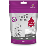 Platinum Click-Bits Chicken+Lamb recompense câini