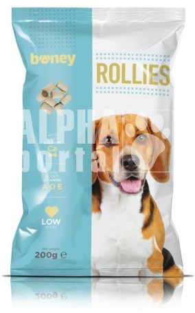 Boney Rollies töltött jutalomfalatkák kutyáknak | Cikóriagyökér kivonattal | Hozzáadott vitamin és kálcium