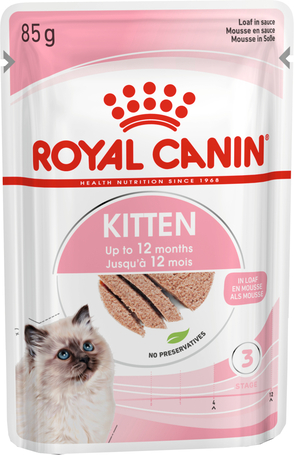 Royal Canin Kitten Loaf - Kölyök macska pépes nedves táp