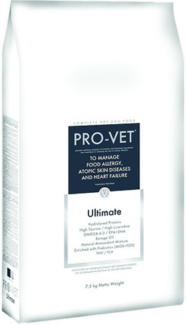 Pro-Vet Ultimate - Ételallergia, atópiás bőrbetegségek és szívelégtelenségek kezelésére