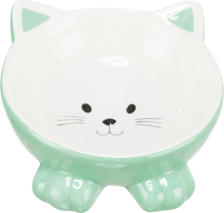 Trixie cicafej formájú kerámia tál lábacskákkal