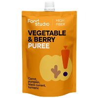 Zöldség- és bogyósgyümölcs-püré sütőtökkel kutyáknak #1