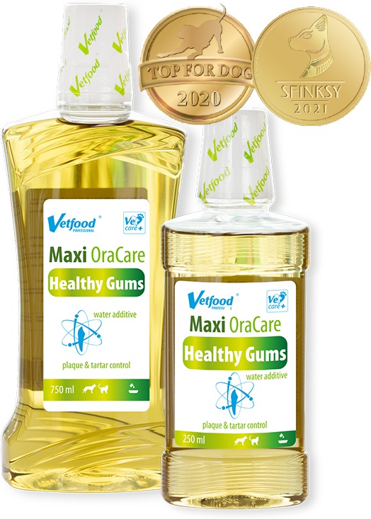 VetFood Maxi OraCare Healthy Gums - Soluție de igienă orală pentru câini și pisici