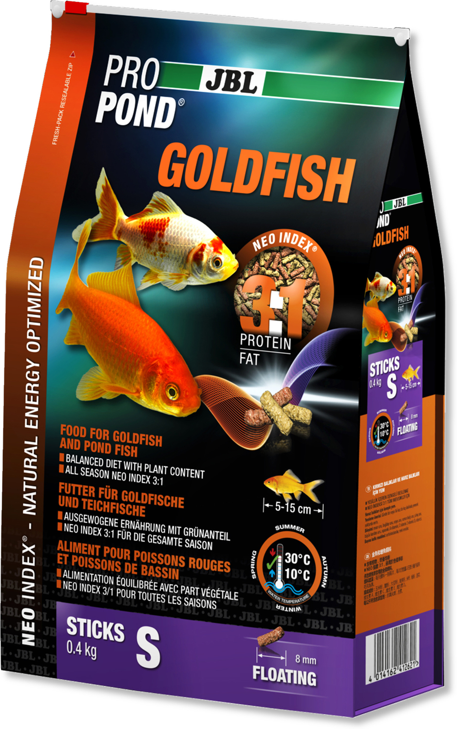 JBL ProPond Goldfish Sticks - Hrană pentru carași aurii - zoom