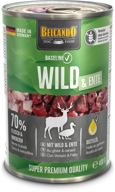 Belcando Baseline Wild & Ente - Conserve cu vânat și rață pentru câini - zoom