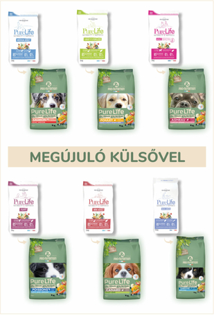 Pro-Nutrition Pure Life Adult 7+ táp idős, idősödő kutyáknak