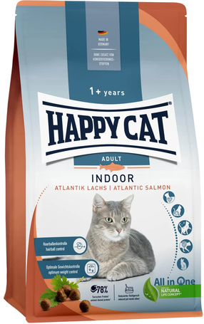 Happy Cat Supreme Indoor Adult Atlantik-Lachs macskatáp Happy Cat Supreme Indoor Adult Atlantik-Lachs macskatáp