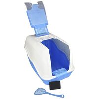 Netta Maxi kabrió tetős, könnyen tisztítható macska WC #16