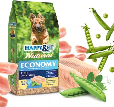 Happy&Fit Natural Economy Adult Fish and Vegetables