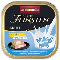 Animonda Vom Feinsten csirkehúsos macskaeledel tejes töltelékkel