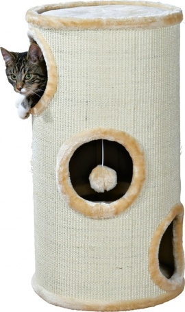 Trixie Sámuel 3 szintes macskatorony bézs színben