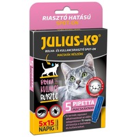 Julius-K9 kullancs- és bolhariasztó spot-on macskáknak