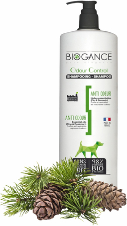 Biogance Odour Control szagsemlegesítő sampon kutyáknak rozmaring és fenyő kivonattal