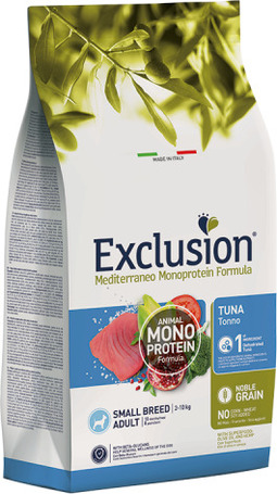 Exclusion Dog Mediterraneo Monoprotein Tuna Adult Small